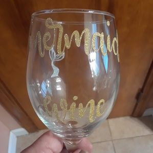 Mermaid Wine Glass